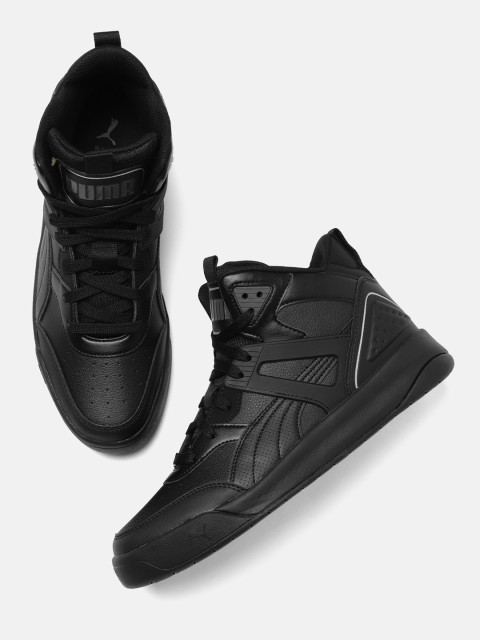 

Puma Unisex Black Backcourt Mid Trainers