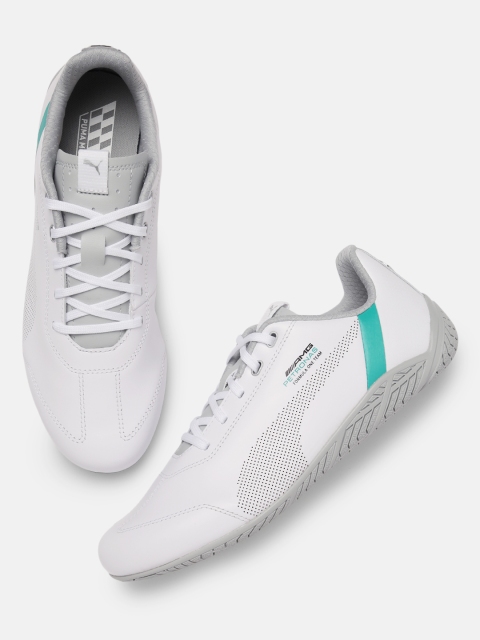 

PUMA Motorsport Unisex White & Grey Mercedes F1 Ridge Printed Sneakers