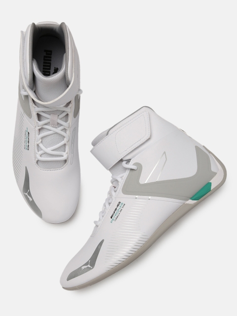 

PUMA Motorsport Unisex White & Grey Mercedes F1 A3ROCAT Printed Sneakers