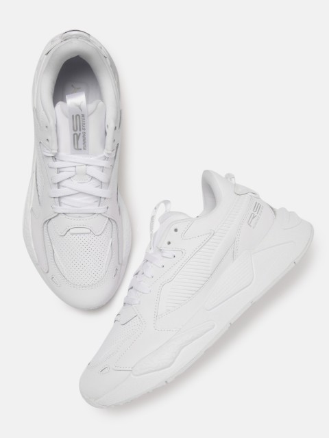 

Puma Unisex White Solid RS-Z LTH Leather Trainers