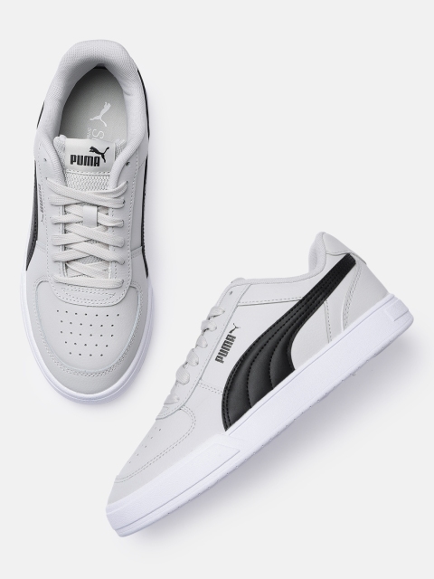 

Puma Unisex Grey Caven Colourblocked Trainers