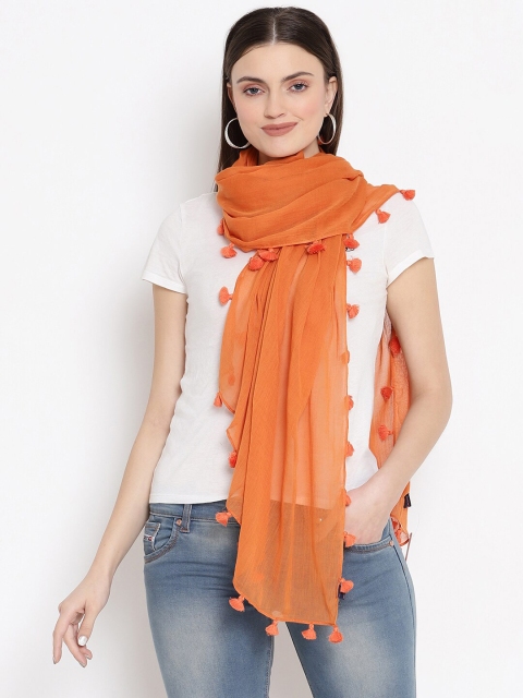 

SHINGORA Women Orange Sustainable Stole