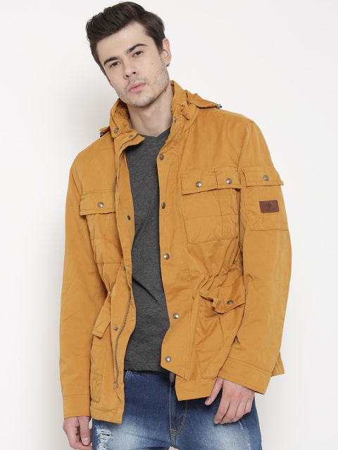 

U.S. Polo Assn. Denim Co. Mustard Yellow Jacket with Detachable Hood