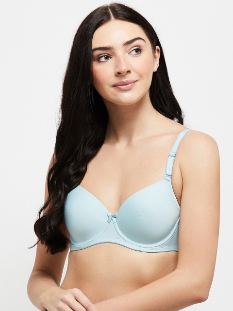 

max Blue Everyday Bra- Full Coverage Underwired Lightly Padded SU21WBRA04MIST