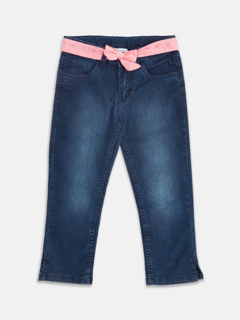 

Pantaloons Junior Girls Blue Light Fade Jeans