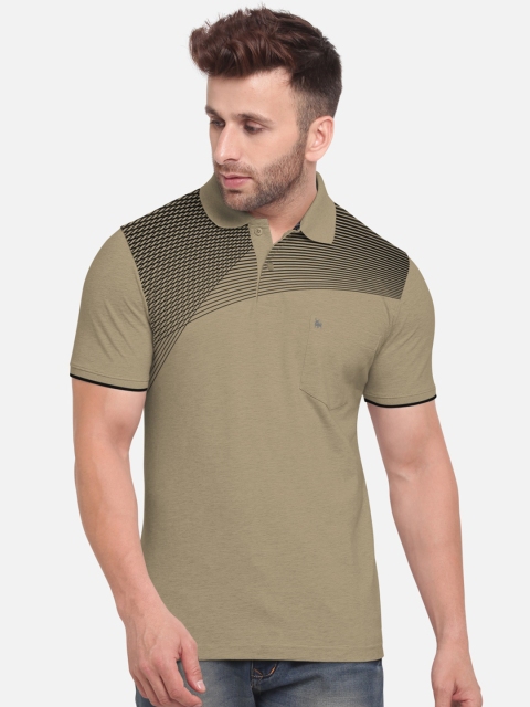 

BULLMER Men Green Polo Collar T-shirt