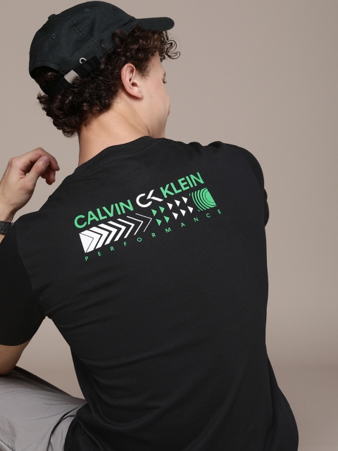 

Calvin Klein Jeans Men Black & White Printed T-shirt