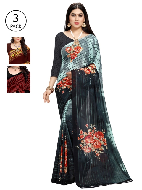 

KALINI Woman Pack of 3 Saree, Multi