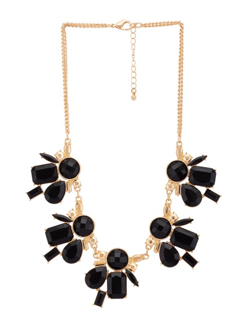 

Globus Gold-Toned & Black Necklace