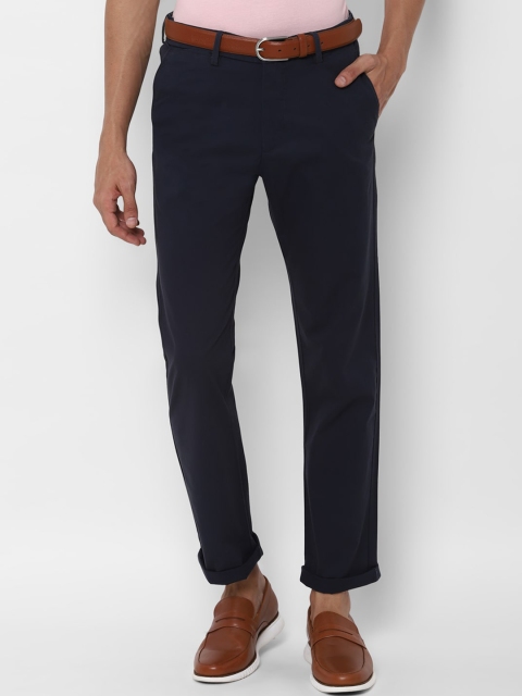 

Allen Solly Men Navy Blue Trousers