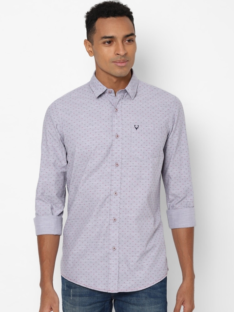 

Allen Solly Sport Men Blue Printed Cotton Casual Shirt