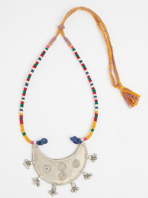 

Fabindia Silver-Toned Ethnic Necklace