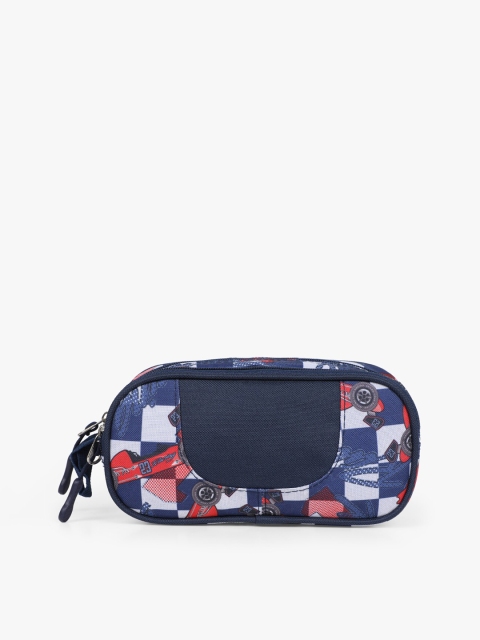 

Toniq Kids Kids Navy Blue & Red Car Printed Pencil Pouch