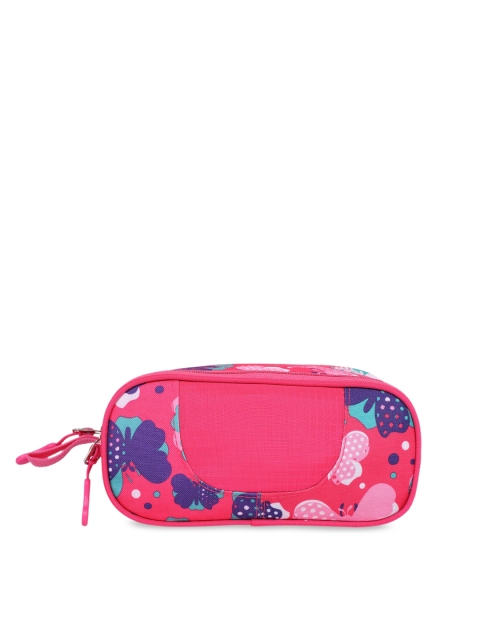 

Toniq Kids Fuchsia & Pink Butterfly Printed Pencil Pouch