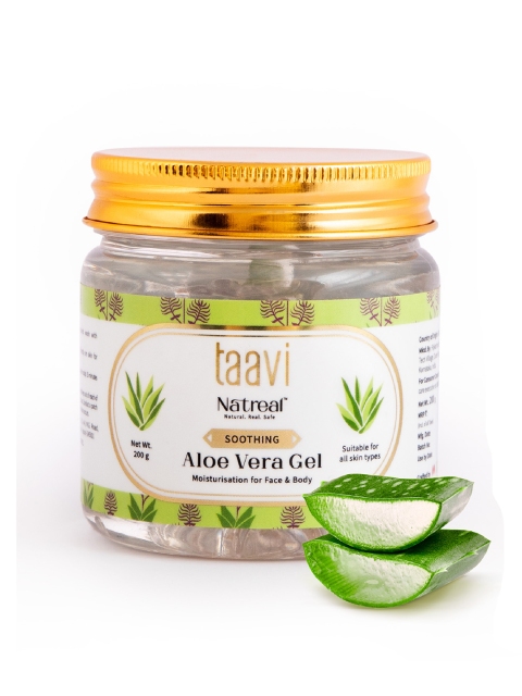 

Taavi Sustainable Aloe Vera Gel for All Skin Types 200 g, Green