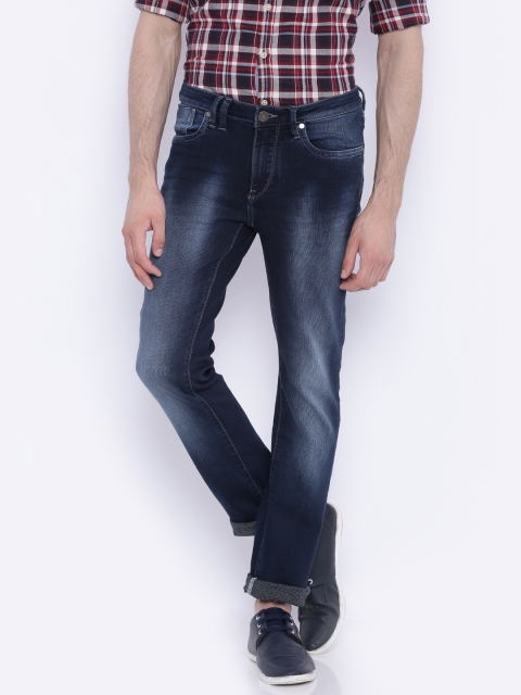 

Flying Machine Men Navy Blue Skinny Fit Stretchable Jeans