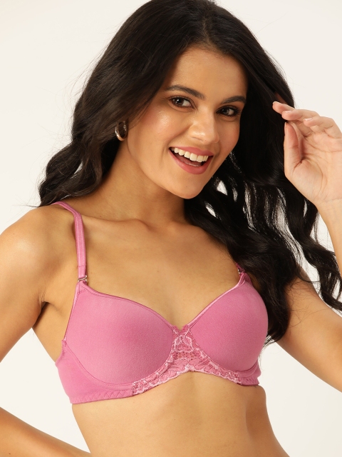 

DressBerry Purple T-shirt Bra Full Coverage Underwired Lightly Padded