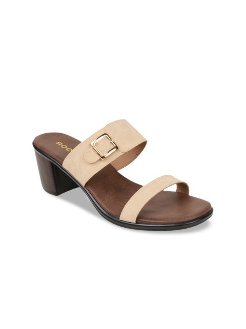 

Rocia Women Beige Block Sandals