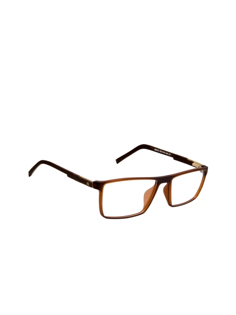 

David Blake Unisex Brown Full Rim Rectangle Frames