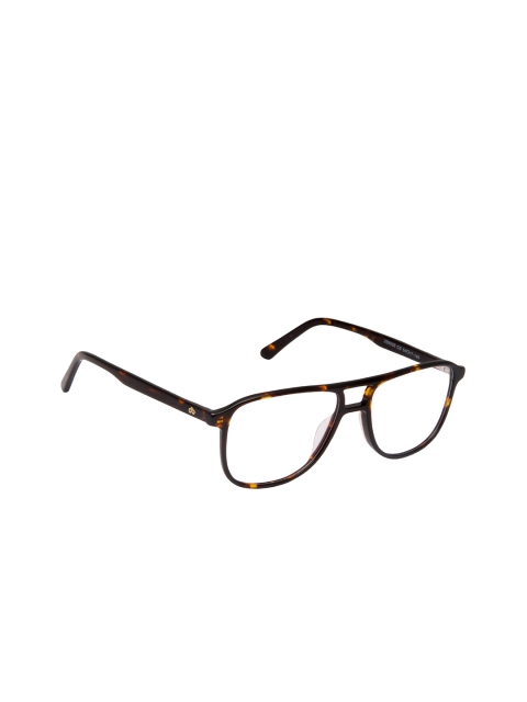 

David Blake Unisex Brown Tortoise Shell Full Rim Aviator Frames NP_EWDB2390