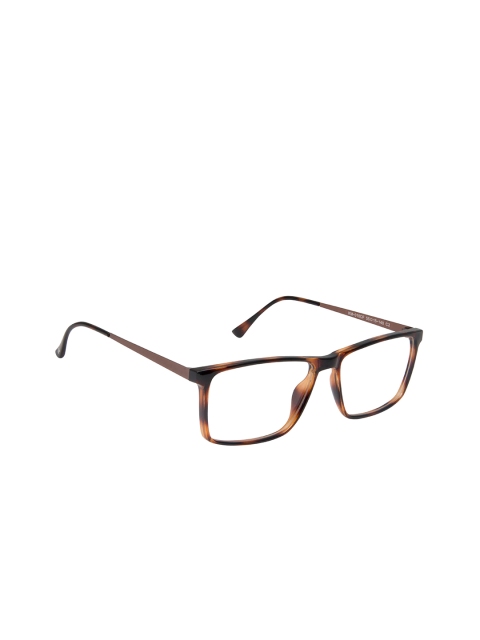 

David Blake Unisex Brown Tortoise Shell Full Rim Rectangle Frames NP_EWDB2379