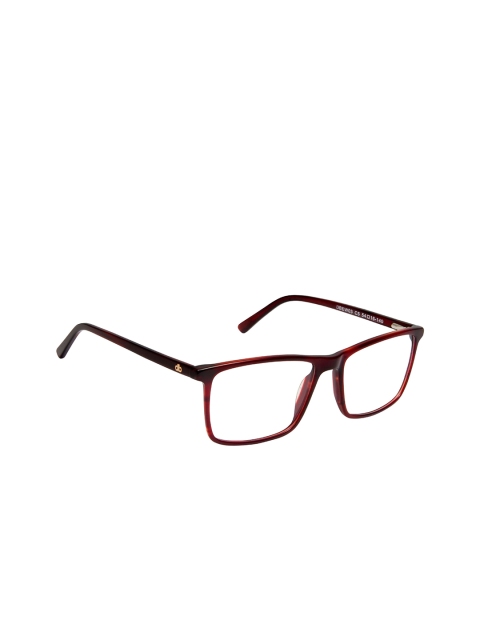 

David Blake Unisex Brown Full Rim Rectangle Frames