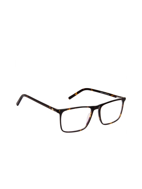 

David Blake Unisex Brown Full Rim Rectangle Frames