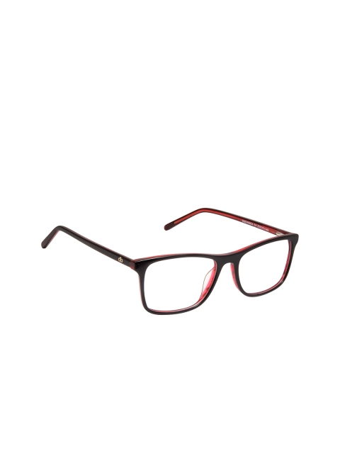 

David Blake Unisex Maroon Full Rim Rectangle Frames