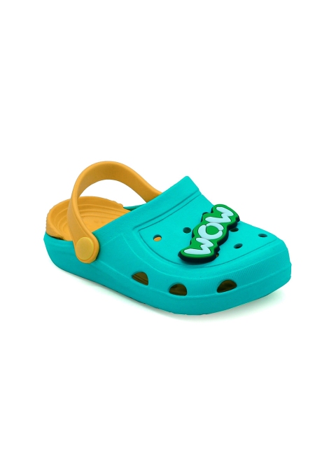 

FEETWELL SHOES Unisex Kids Blue Croslite Clogs