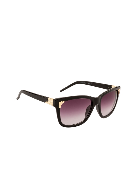

Ted Smith Women Purple & Black Cateye Sunglasses with UV Protected Lens TSS-1011S_C3