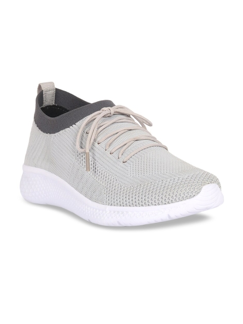 

FAST TRAX Men Grey Woven Design Sneakers