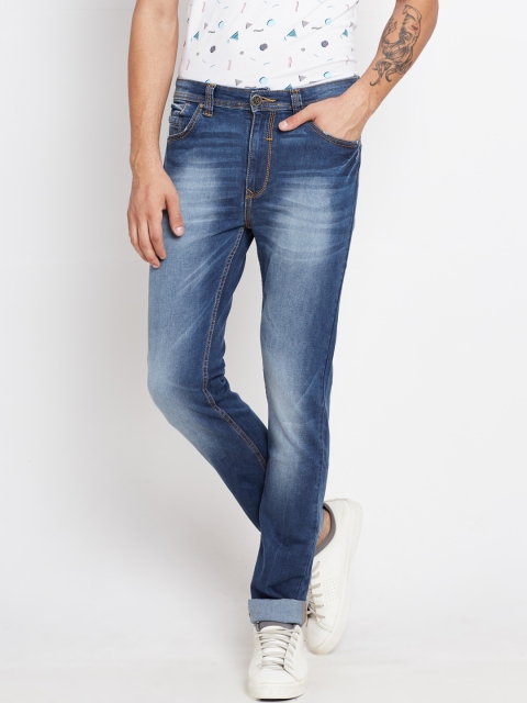 

American Swan Men Blue Slim Fit Stretchable Jeans