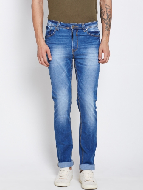 

American Swan Men Blue Stretchable Jeans