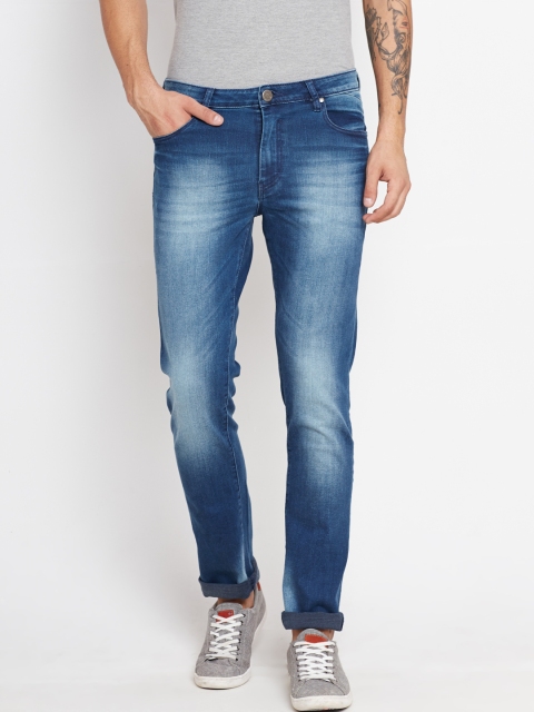 

American Swan Men Blue Slim Fit Stretchable Jeans