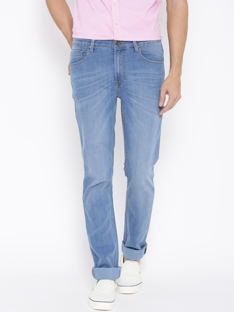

American Swan Men Blue Slim Stretchable Jeans