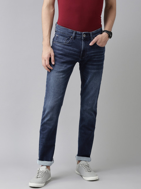 

SPYKAR Men Blue Rover Regular Fit Light Fade Stretchable Jeans