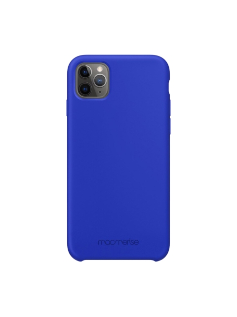 

macmerise Blue Solid Silicone iPhone 11 Pro Back Case