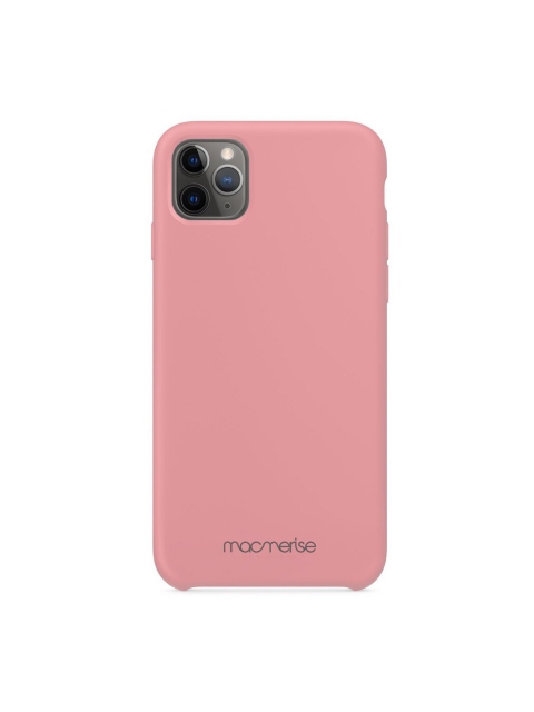 

macmerise Pink iPhone 11 Pro Max Silicone Back Case