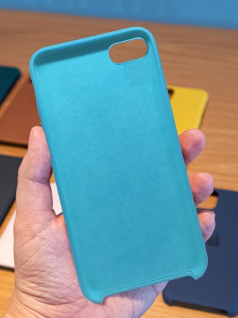 

macmerise Blue Silicone iPhone SE 2020 Back Case