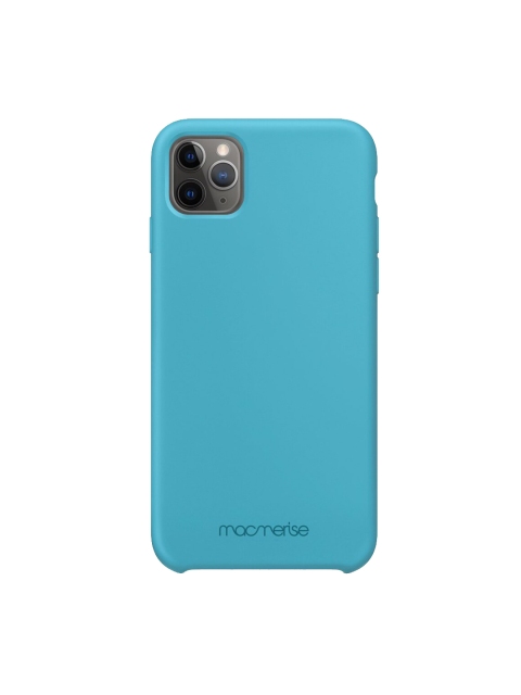 

macmerise Blue Solid Silicone iPhone 11 Pro Max Back Case