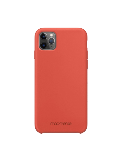 

macmerise Orange Silicone iPhone 11 Pro Back Case