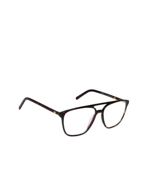 

David Blake Unisex Brown Abstract Full Rim Aviator Frames