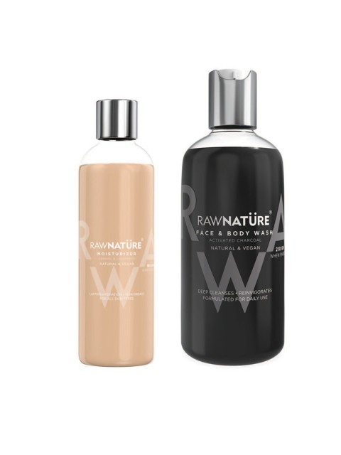 

RAW NATURE Set Of 2 Body Wash & Moisturiser, Na