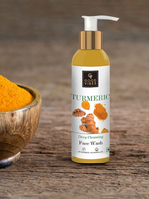 

Good Vibes Transparent Turmeric Deep Cleansing Face Wash