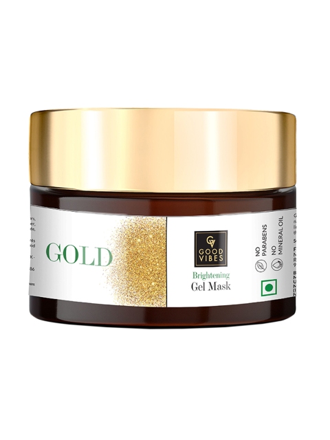 

Good Vibes Transparent Gold Brightening Gel Mask