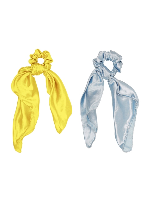 

ONE on ONE Women Yellow & Blue Set of 2 Ponytail Holders
