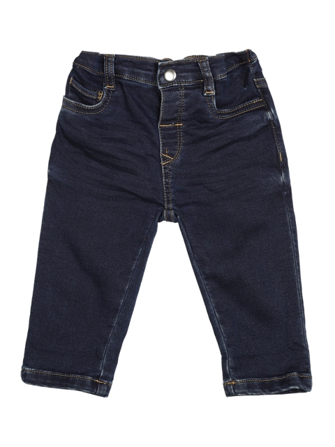 

Allen Solly Junior Boys Navy Blue Low Distress Jeans