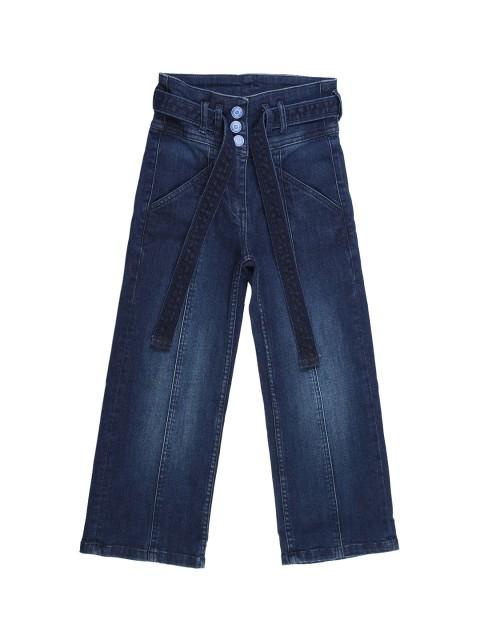 

Allen Solly Junior Girls Navy Blue Light Fade Jeans