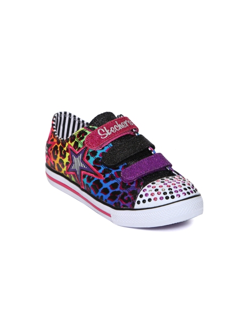 

Skechers Girls Multicoloured Printed Slip-On Sneakers, Multi