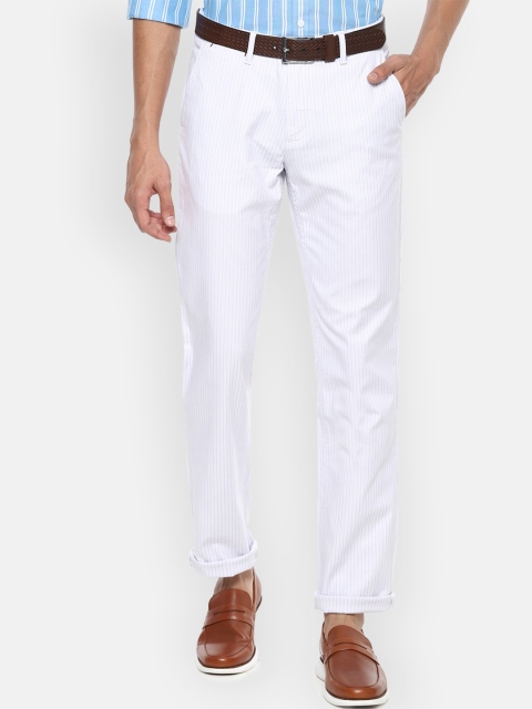 

Louis Philippe Sport Men White Slim Fit Trousers